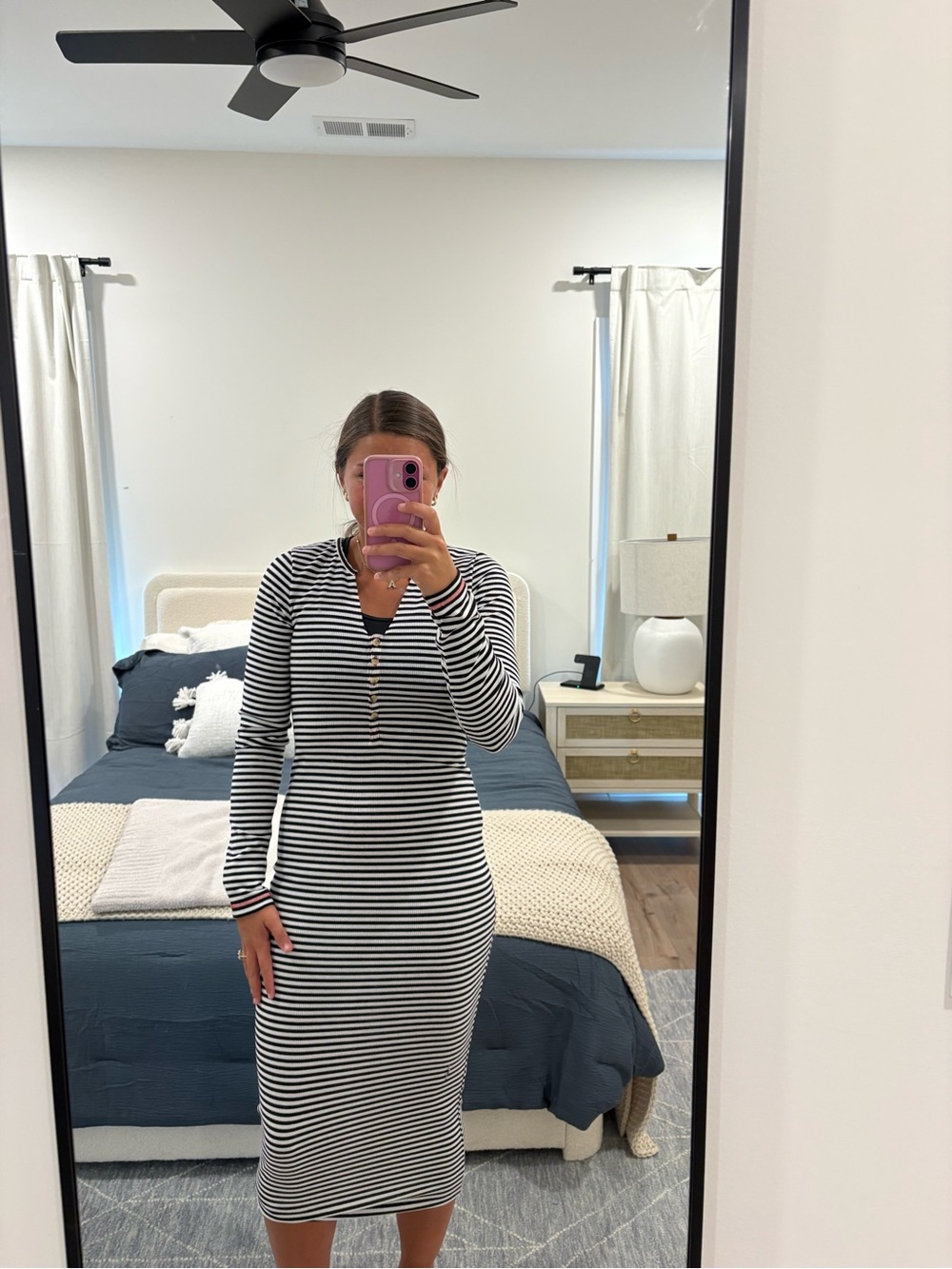 Free People Beach White And Black Dress Size Small